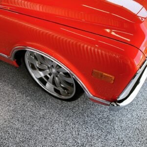 Classic Truck Sitting On A Flake Floor