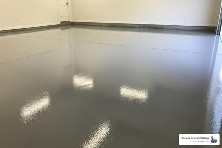 painting garage floor concrete