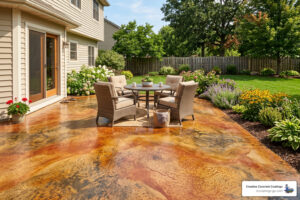 patio concrete stain