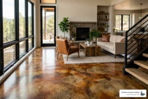 acid based concrete stain